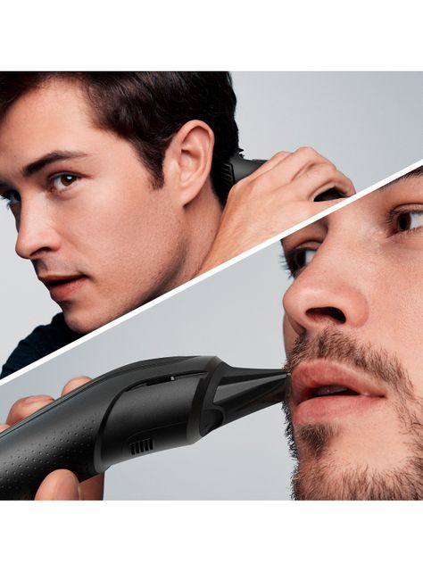 Recortadora de Barba 7 en 1 + Máquina de Afeitar Gillette-5