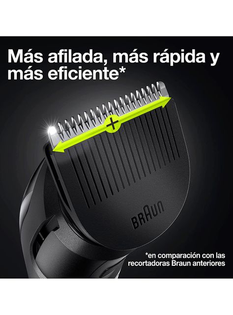 Recortadora de Barba 7 en 1 + Máquina de Afeitar Gillette-2