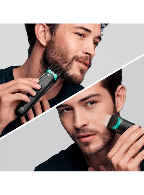 Recortadora de Barba 7 en 1 + Máquina de Afeitar Gillette-3