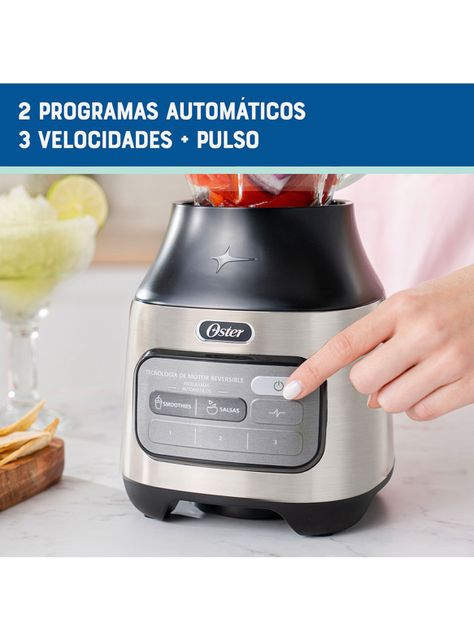Licuadora Reversible 3 Velocidades 800W + Pulso BLSTPEGNRT-4