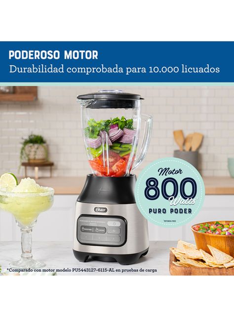Licuadora Reversible 3 Velocidades 800W + Pulso BLSTPEGNRT-5