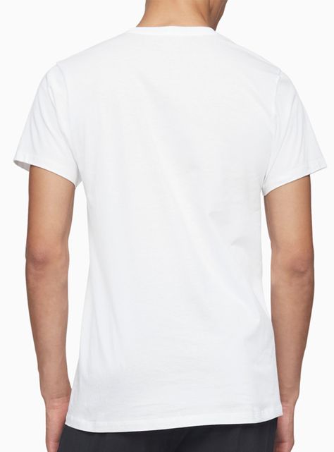 Pack 3 Camiseta Manga Corta Diseño Básico Blanco-1