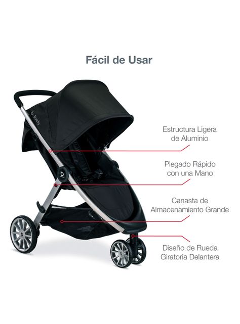 Coche Travel System B-Lively/ B-Safe Gen2 Eclipse Negro-5