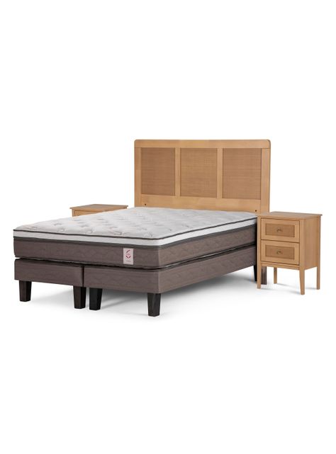 Cama New Style 6 2 Plazas long Base Dividida Charles-0