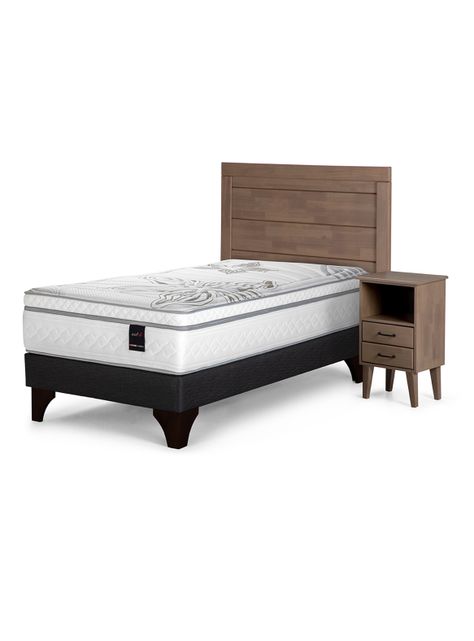 Cama Europea 1.5 Plazas Art 4 + Set Sicilia-0