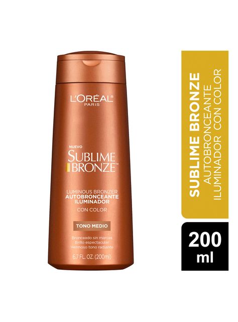 Autobronceante Sublime Bronze Iluminador Tono Medio 200 ml-0