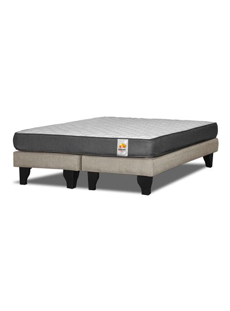 Cama Europea Silver King Beige-0