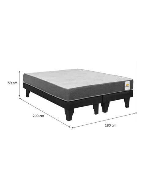 Cama Europea Silver King Chocolate-1