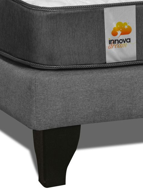Cama Europea Silver King Gris-5