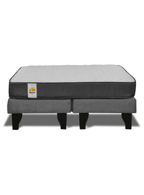 Cama Europea Silver King Gris-2