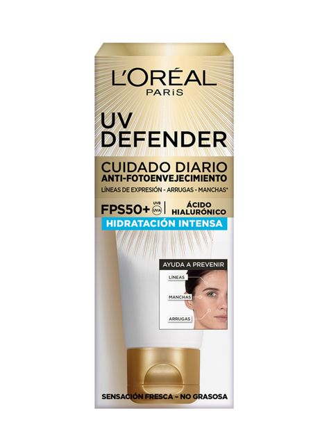 Crema Dermo Expertise L'Oréal Paris Diaria UV Defender FPS 50 Hidratación Intensa-2