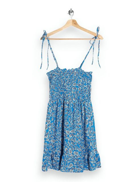 Vestido Dits y Shirred Mini Flippy-0