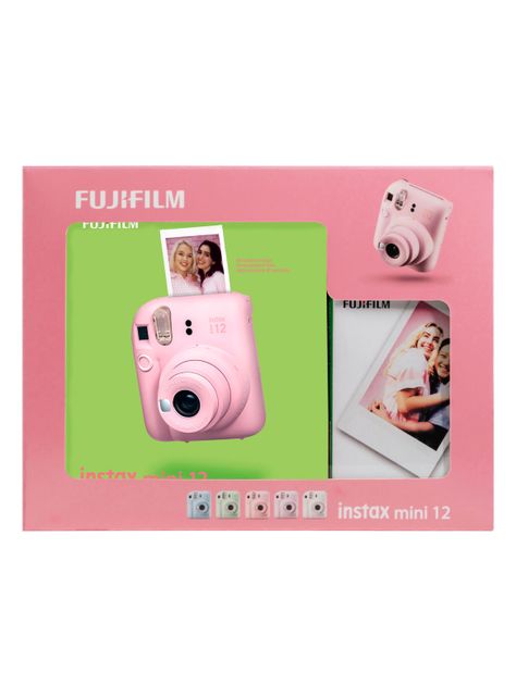 Cámara Instantánea Instax Mini 12 Rosado + 10 Películas-1