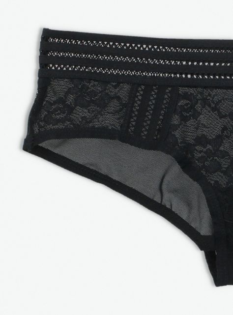 Calzón Bikini Pretina Encaje-6