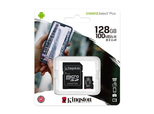 Tarjeta Kingston de Memoria Micro SD 128GB-0