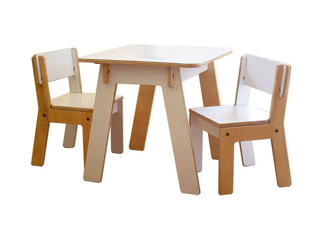 Set Mesa + Sillas Infantiles Escolar-0