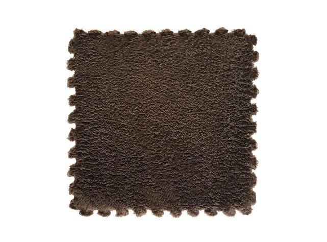Set de Goma Eva tipo Felpa color Cafe 30x30 cm 9 unidades-0