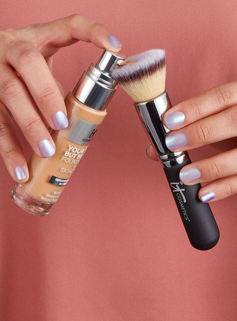 Brocha para Base de Polvo Suelto y Compacto Heavenly Luxe #6-1