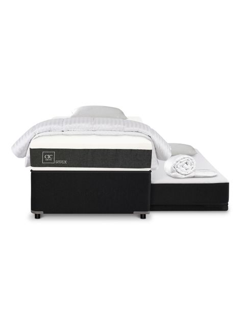 Diván Cama New Ortopedic Black + Set Textil-2