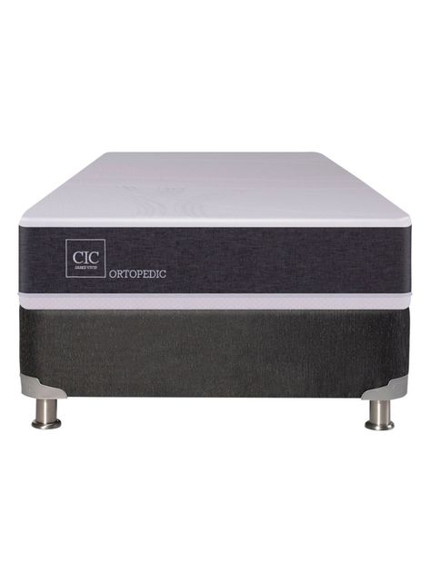 Box Spring New Ortopedic Black 1 Plaza-1