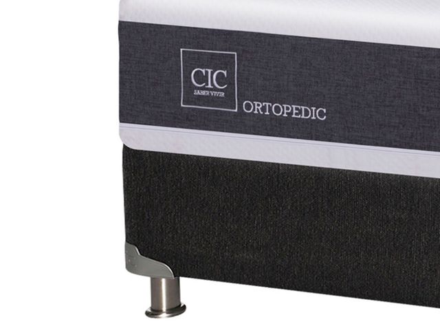 Box Spring New Ortopedic B5 Black King + Set Muebles Ares-2