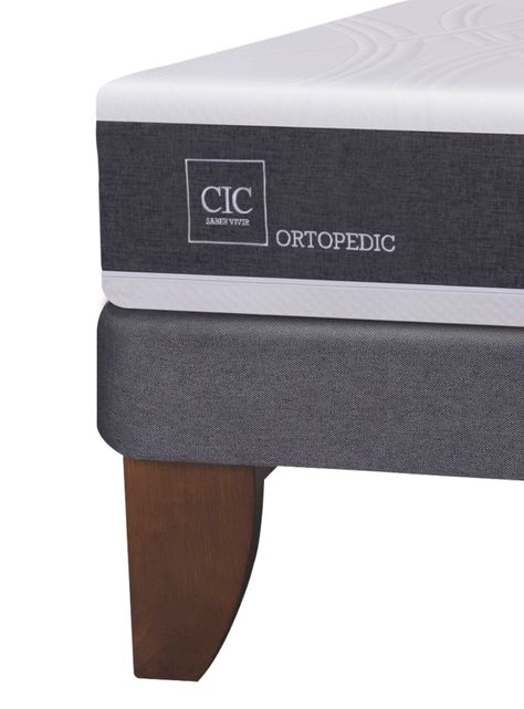 Cama Europea New Ortopedic 1.5 Plazas + Set Muebles Ares-3