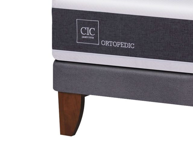 Cama Europea New Ortopedic 2 Plazas Base Normal + Set Muebles Ares-2