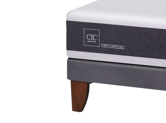 Cama Europea New Ortopedic 2 Plazas Base Dividida + Set Muebles Enio-2