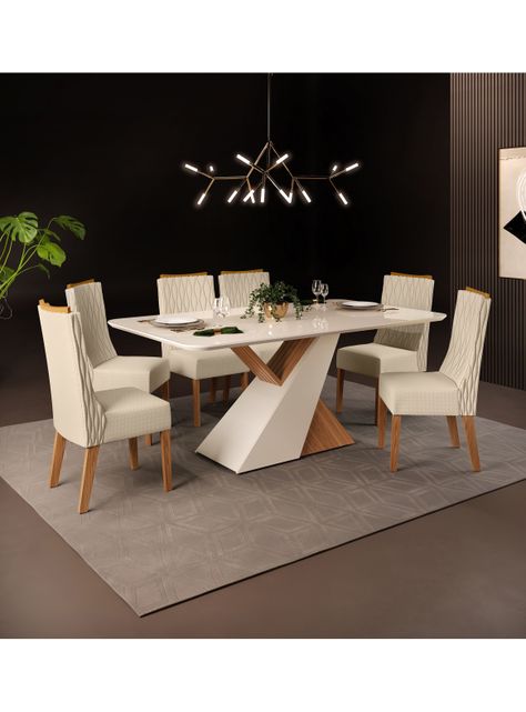 Juego Comedor Vega + 6 Silla-5