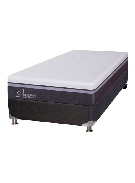 Box Spring Ortopedic Advance 1.5 Plazas Long-0