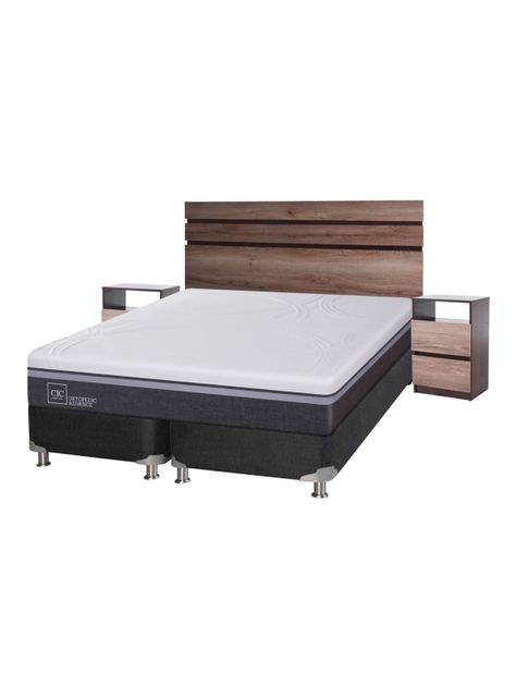 Box Spring Advance 2 Plazas BD + Set Muebles Ares-0