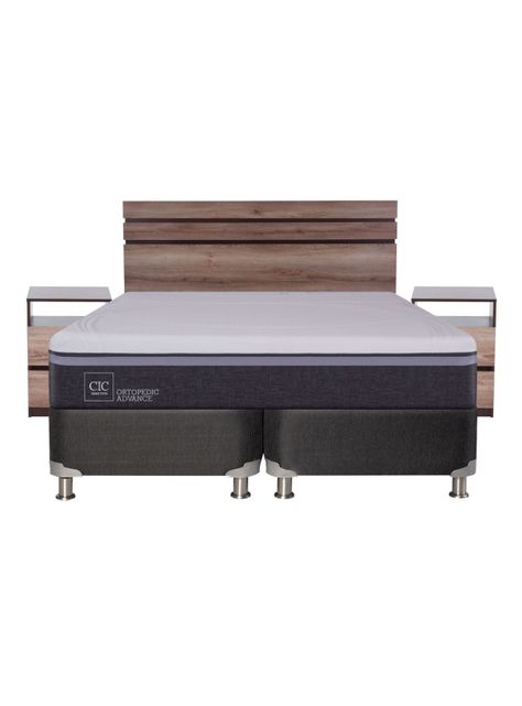 Box Spring Advance 2 Plazas BD + Set Muebles Ares-1