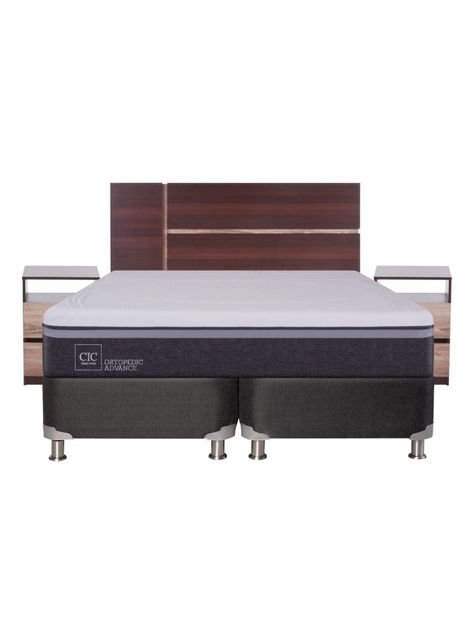 Box Spring Advance 2 Plazas BD + Set Muebles Enio-1