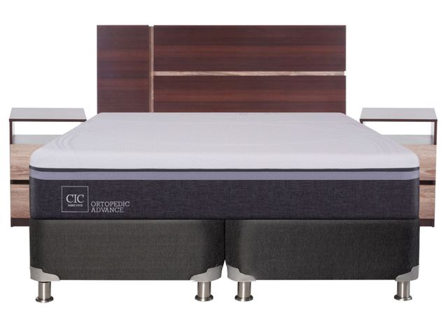 Box Spring Ortopedic Advance King + Set Muebles Enio-1