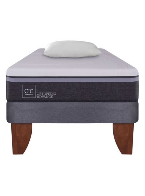 Cama Europea Ortopedic Advance 1.5 Plazas + Almohada-1
