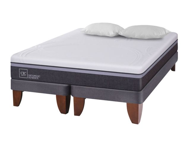 Cama Europea Ortopedic Advance King + 2 Almohadas-0