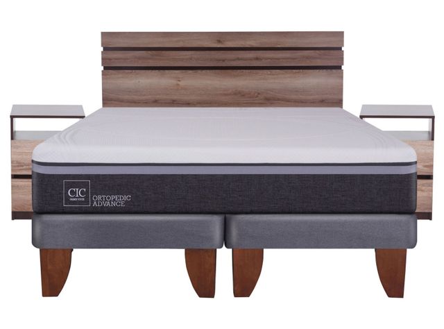 Cama Europea Ortopedic Advance King + Set Muebles Ares-1