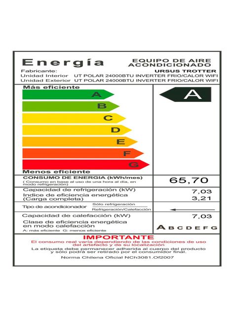 Aire Acondicionado Split Polar Inverter WiFi 24000 BTU Frío-Calor-3