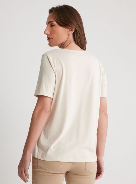 Polera Estampada en Hombros-1
