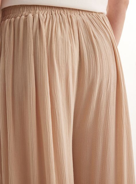 Pantalón Palazzo con Amarras en Cintura-3