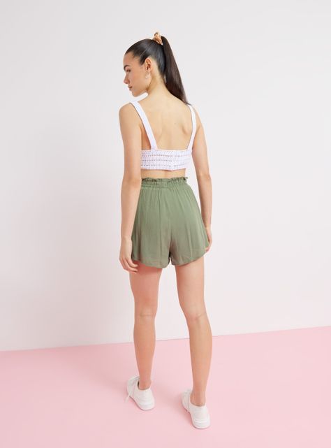 Polera Top crop Tejido-5