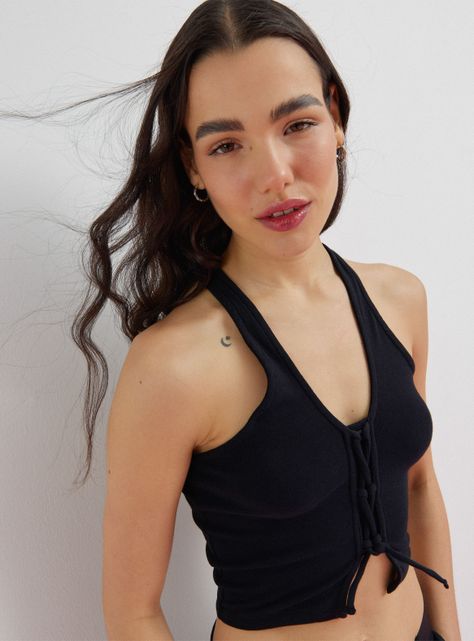 Polera Diseño Lace Up-2