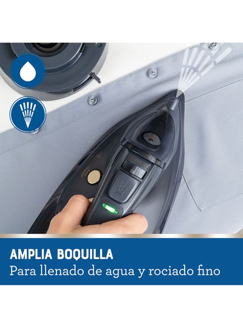 Plancha a Vapor Inalámbrica 2 en 1 Cerámica GCSTCC5000 Azul-9