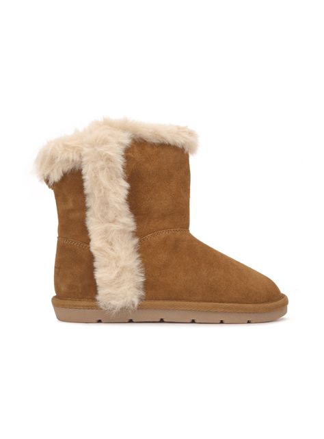 Bootie de Niña Cierre Piel-0