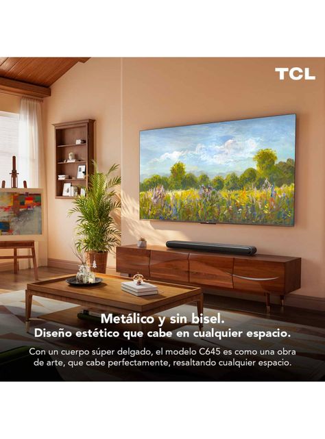 QLED Smart TV 55" UHD 4K C645 Android TV-9