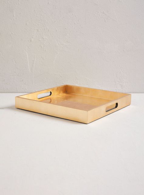 Bandeja 35x35 cm Dorado-0
