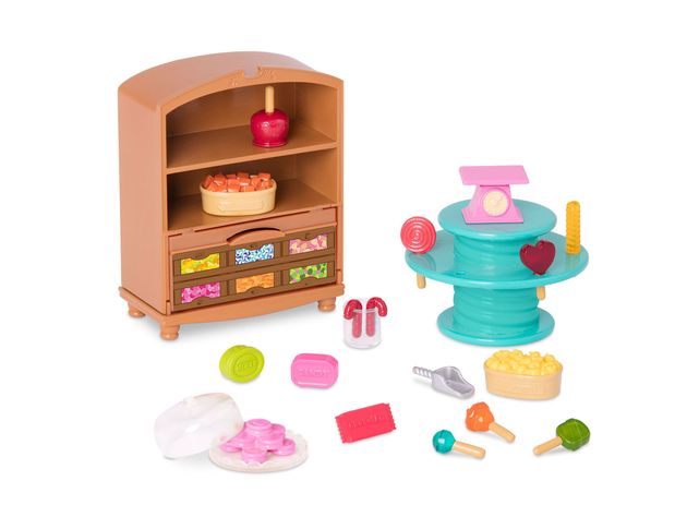 Lil Woodzeez Set Accesorios Tienda de Dulces Caramba-0