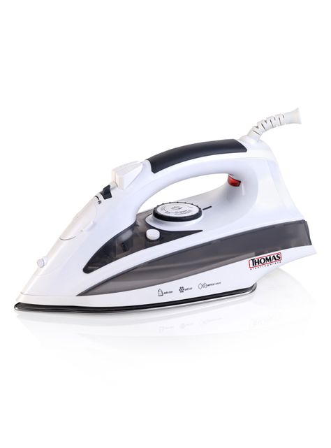 Plancha a Vapor 2000W TH7052 Blanco y Gris-0