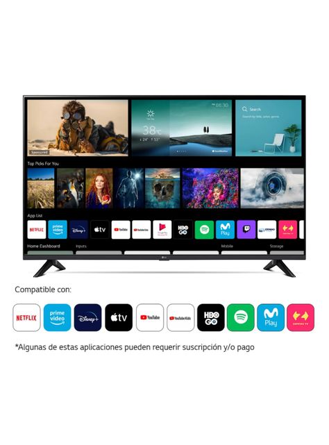 LED Smart TV 43'' 4K UHD TV 43UR7300 2023-2