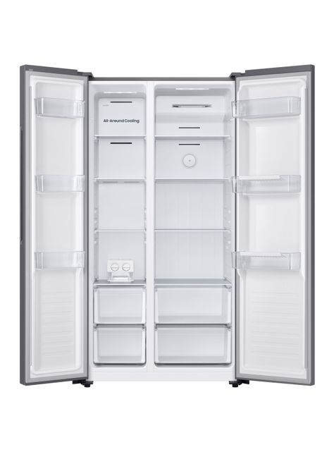 Refrigerador Side by Side No Frost 490 Litros con Twist Ice Maker Silver-1